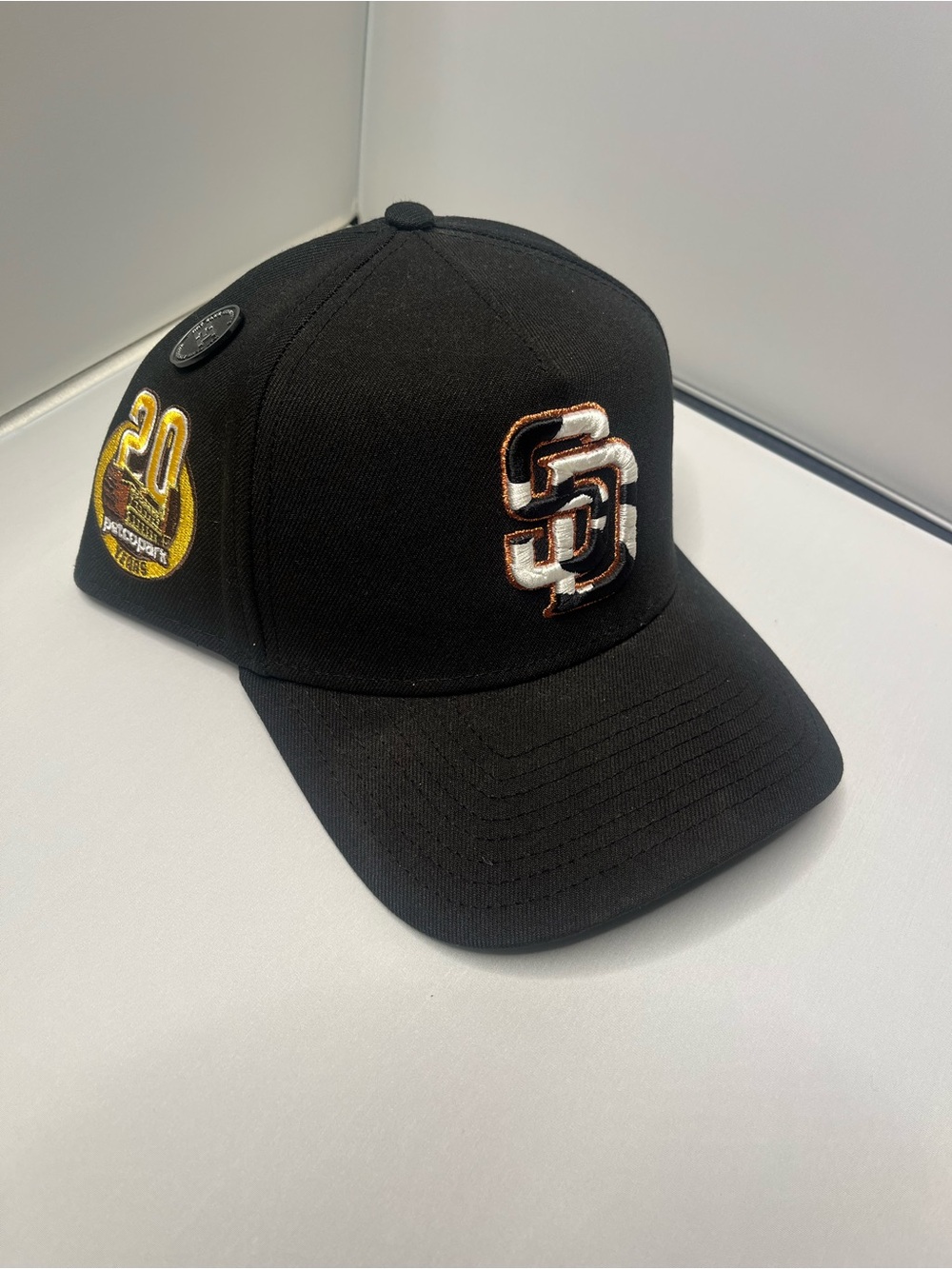 New Era MLB San Deigo Padres 20 Years Petco Park Patch Snapback Hat Cap One Size